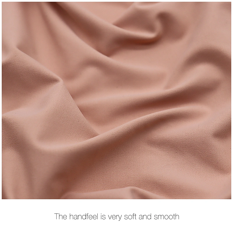 High density and high stretch cut free nylon spandex interlock fabric